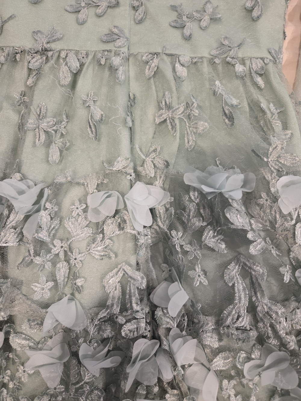Dress The Population Floral Lace Dress, Size M - Picture 3 of 7